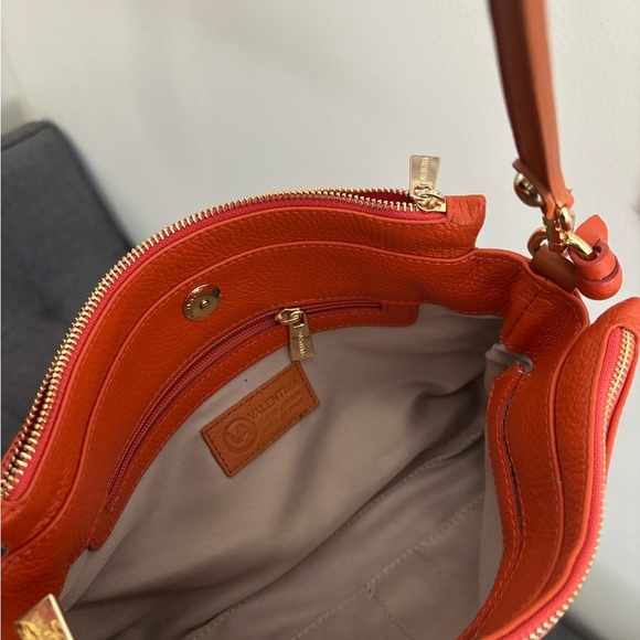 Valentina Elegant Orange Handbag - Picture 7 of 13